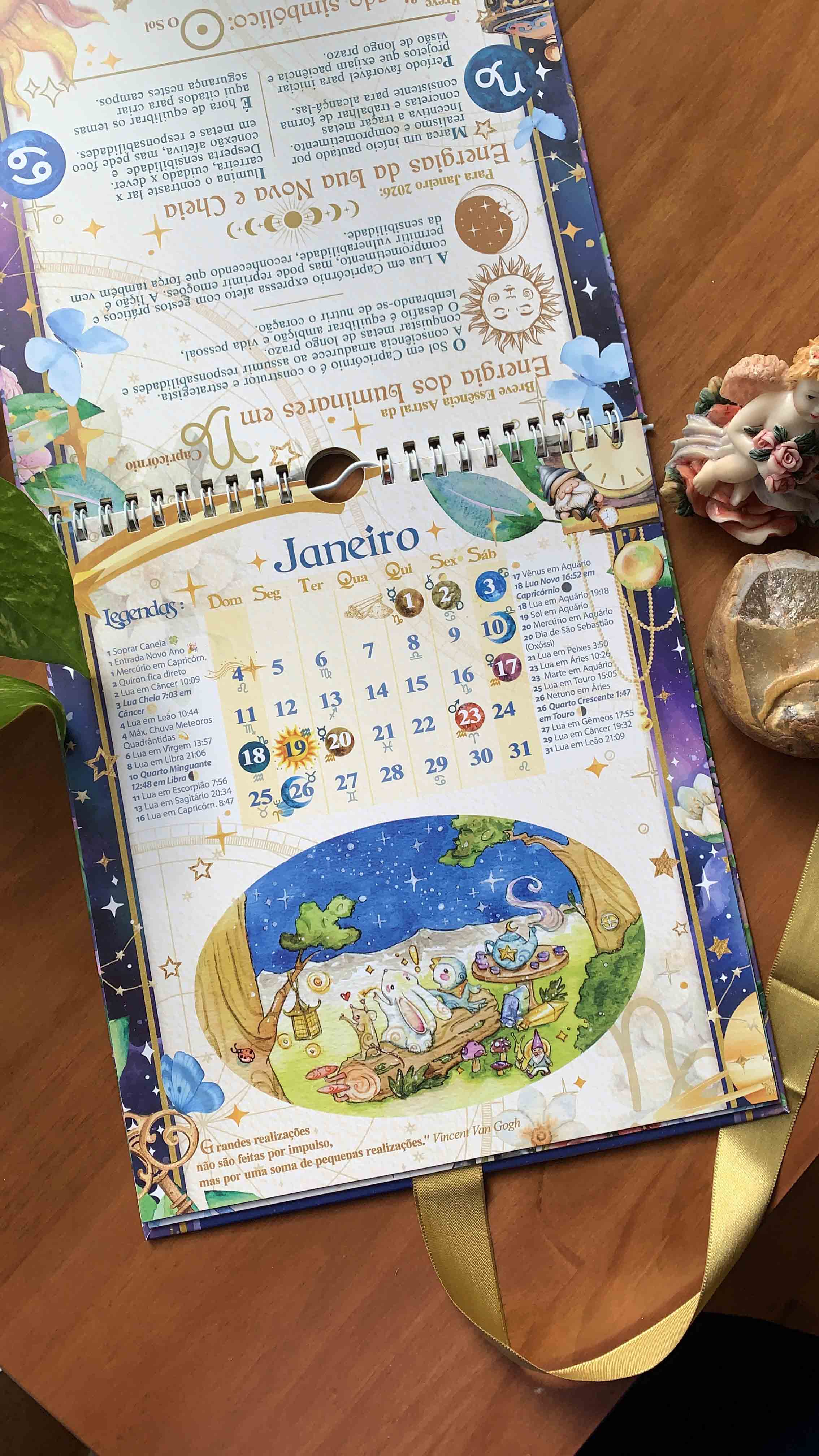 Calendário Astrológico 2026 Sol & Lua: "O Poder dos Luminares" - Imagem 11