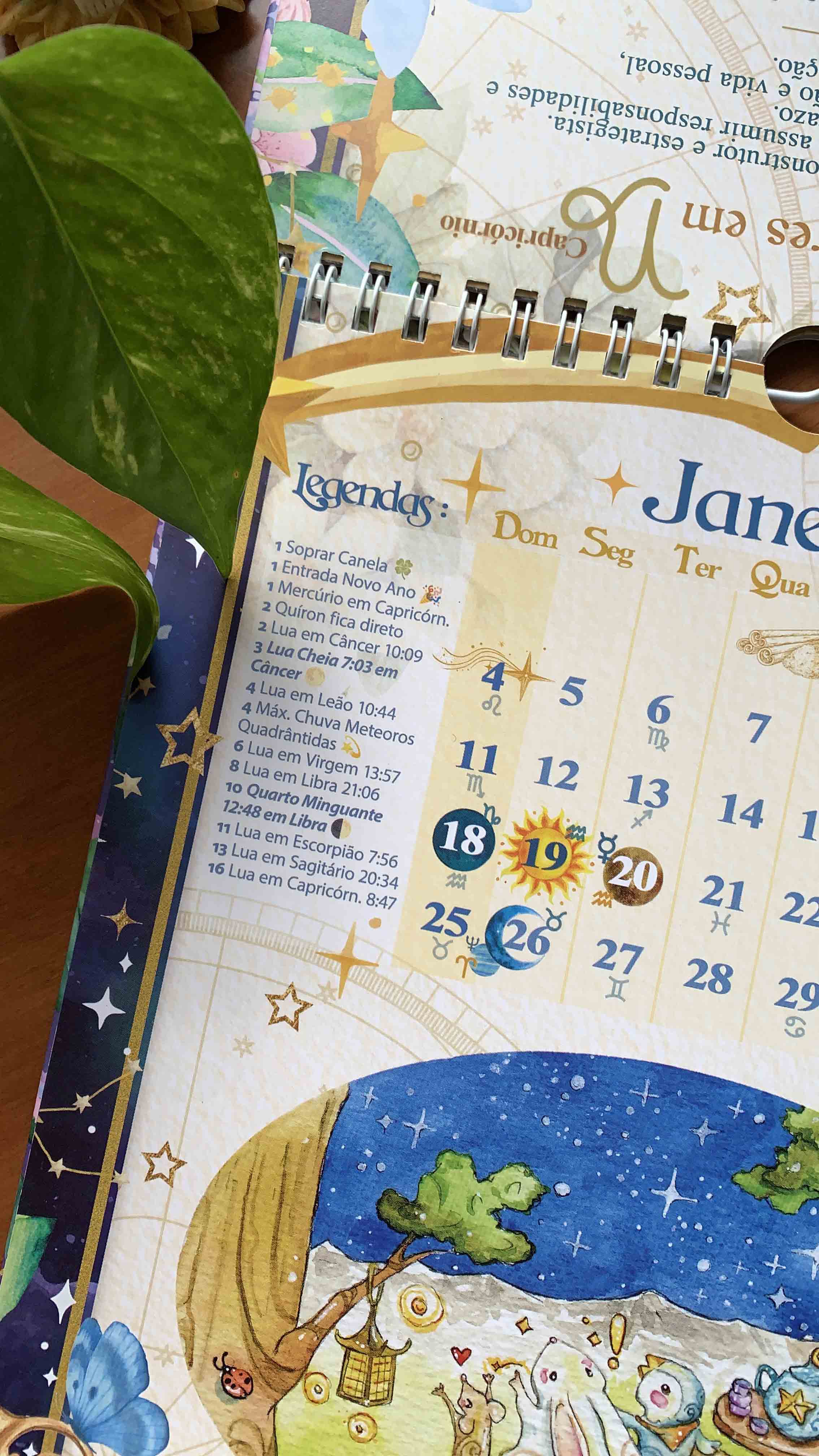 Calendário Astrológico 2026 Sol & Lua: "O Poder dos Luminares" - Imagem 12